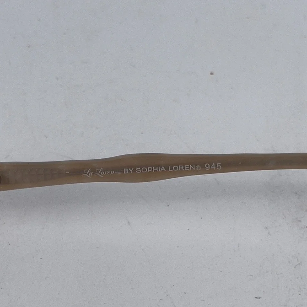 Sophia Loren's Zyloware 097 Women's Eyeglasses Frame Brown Half‎ Rim 54-17 mm